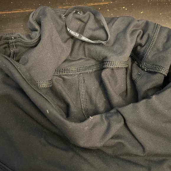 Victoria’s Secret Sport Leggings with Sheer Panel and Drawstring, Size Small - Picture 6 of 7